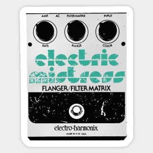 Electric Mistress Guitar FX Fan Art Design Sticker